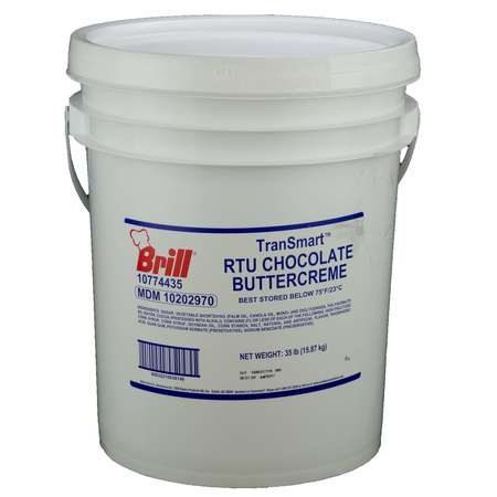 Brill Icing Chocolate Buttercreme Transmart Trans Fat Free 35lbs 10202970